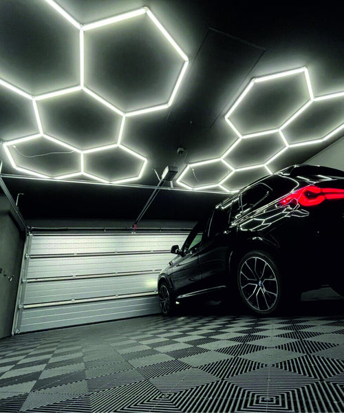 Hexagon Garage Lights 190,000 Lumen Grid