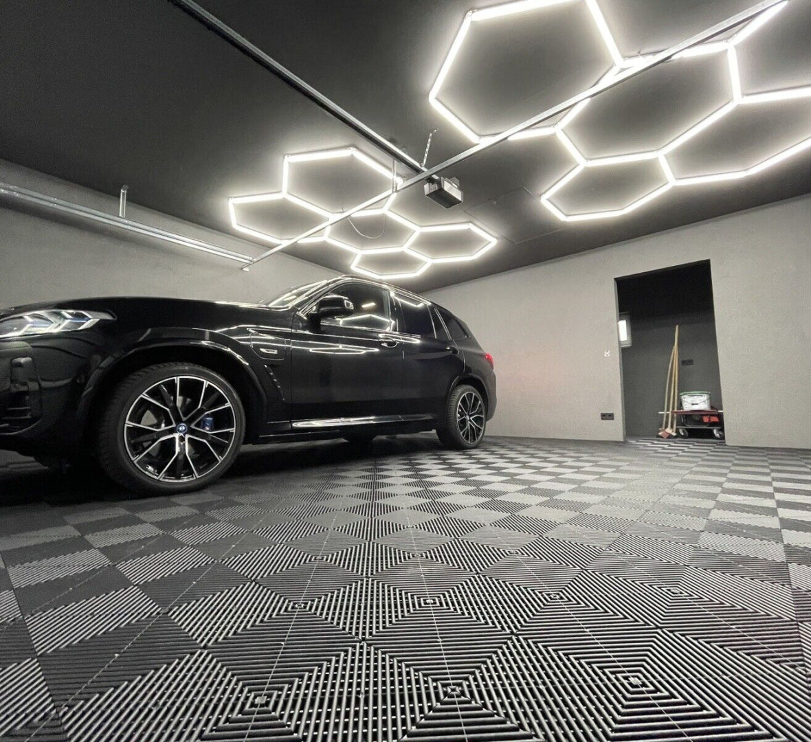 LED Hexagon Garage Lights Honeycomb for Workshop Garage Car Detailing 732363101246 LED Hexagon Garage Lights Honeycomb for Workshop Garage Car Detailing 732363101246